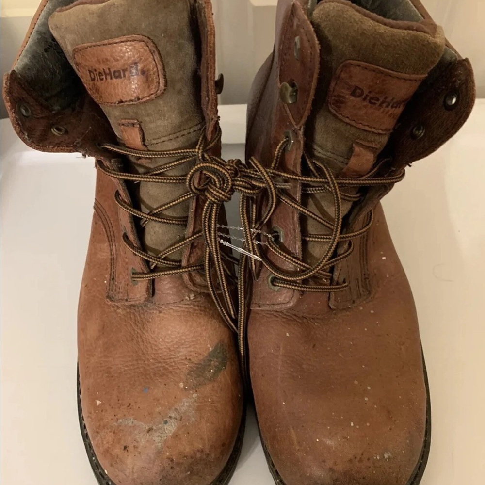 Die Hard Men's‎ sz 13 Oregon Brown Work Boots distressed